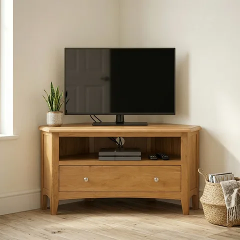 Kilkenny Oak Corner TV unit