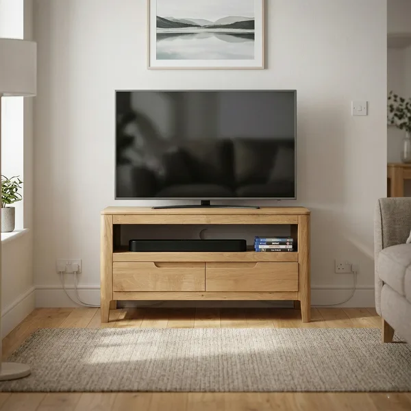 Dunmore Oak Small TV Unit
