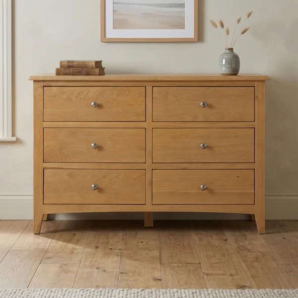 Kilkenny Oak 6 Drawer Chest