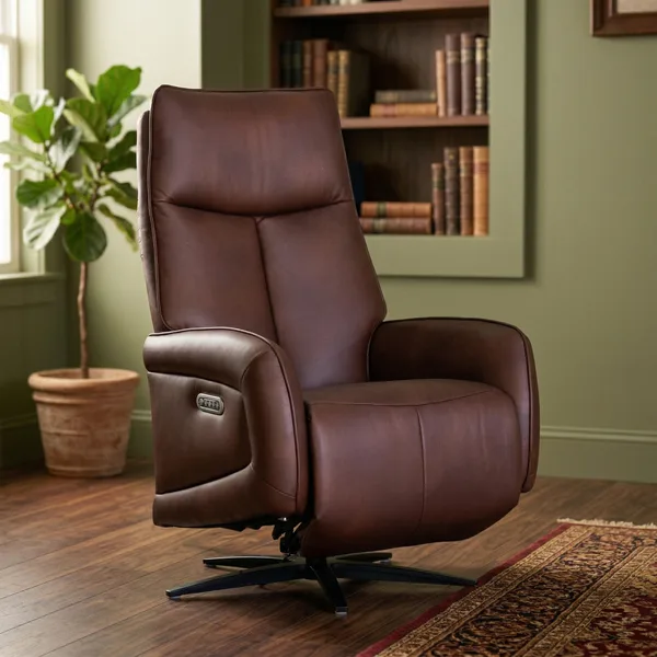 Prestige Swivel Chair Dark Brown