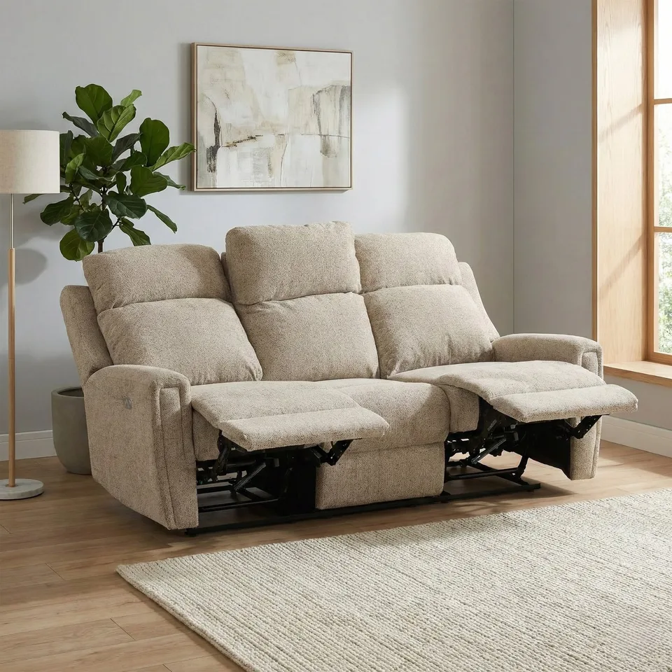 Mayfair 3 Seater Electric Beige