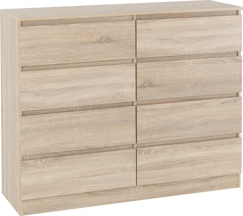 Malvern 8 Drawer Chest - Sonoma Oak Effect