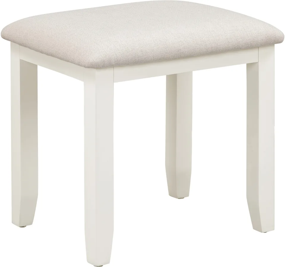 Bordeaux Dressing Table Stool - Ivory