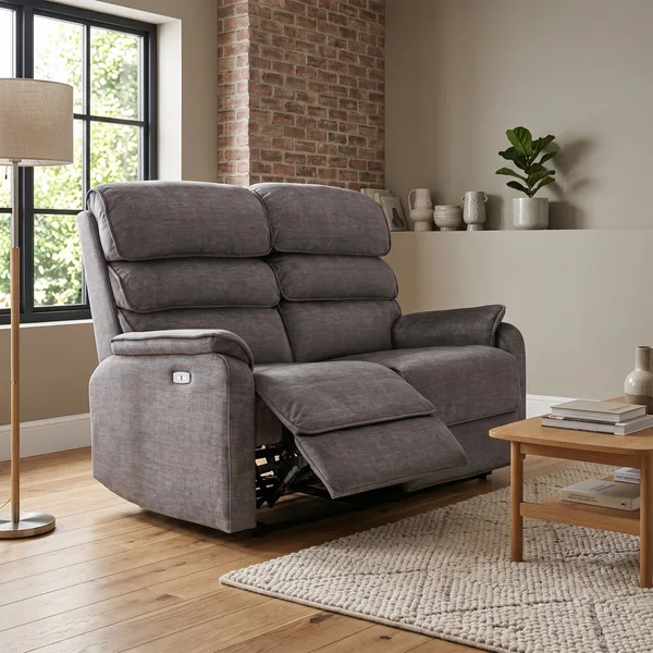 Savoy 2 Seater Elec Rec Grey