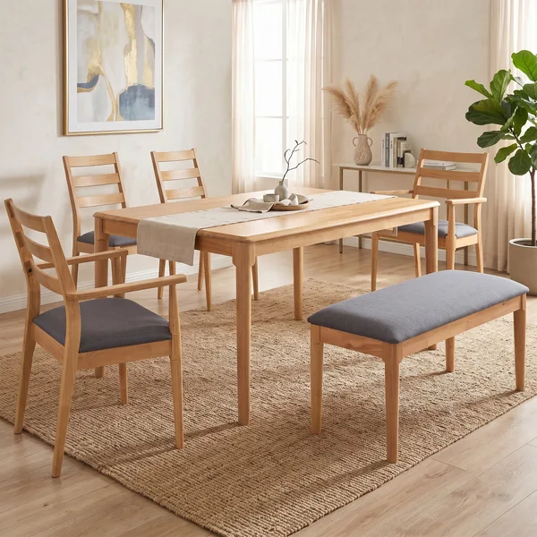 Orlando Oak 150cm Dining Set