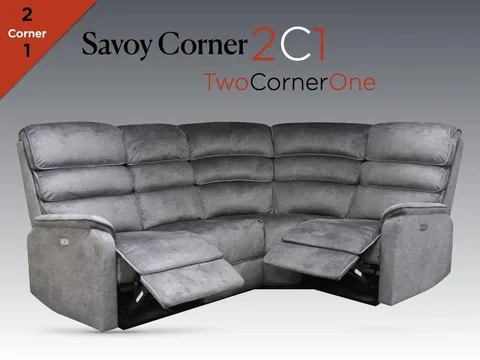 Savoy 2 Corner 1 Grey