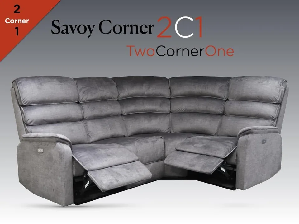 Savoy 2 Corner 1 Grey