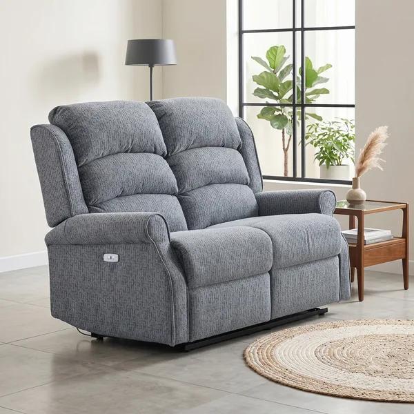 Windsor 2 Seater Electric Steel Blue