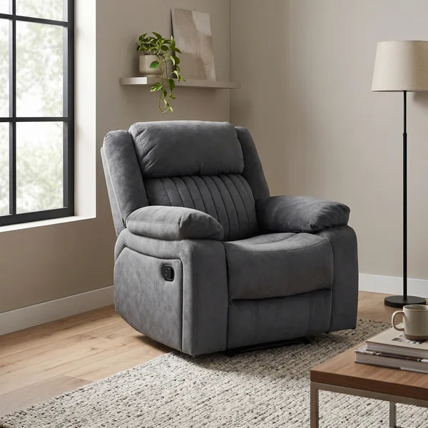 Morgan Chair Recliner Slate Grey