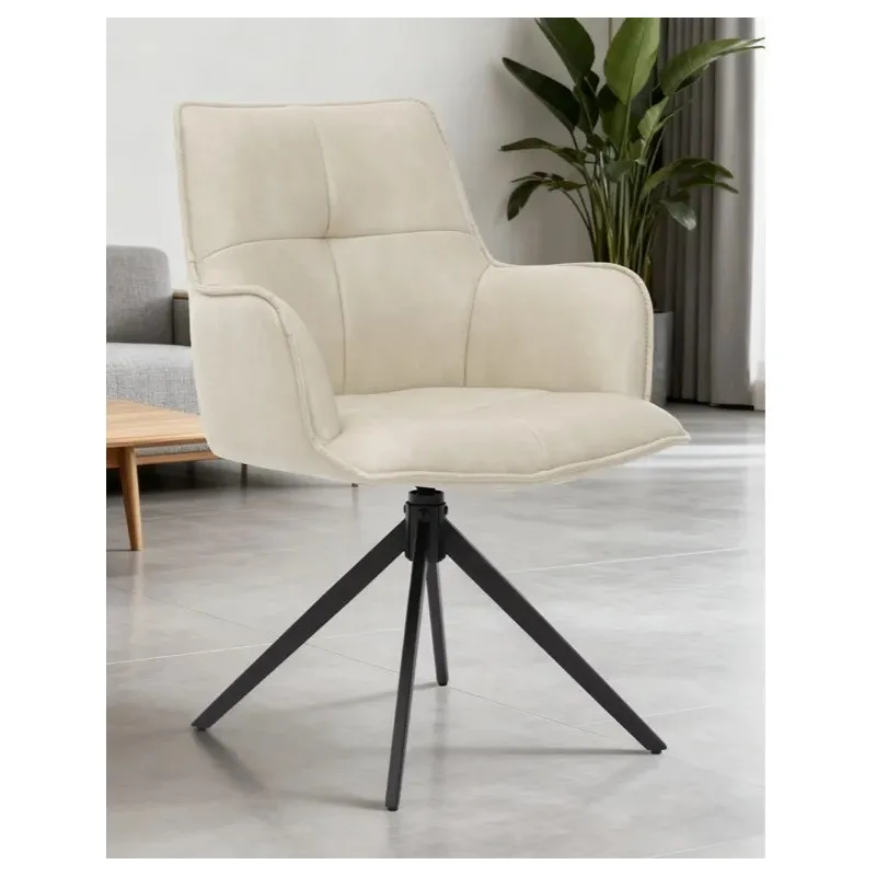 Jacob Dining Chair Ivory PU