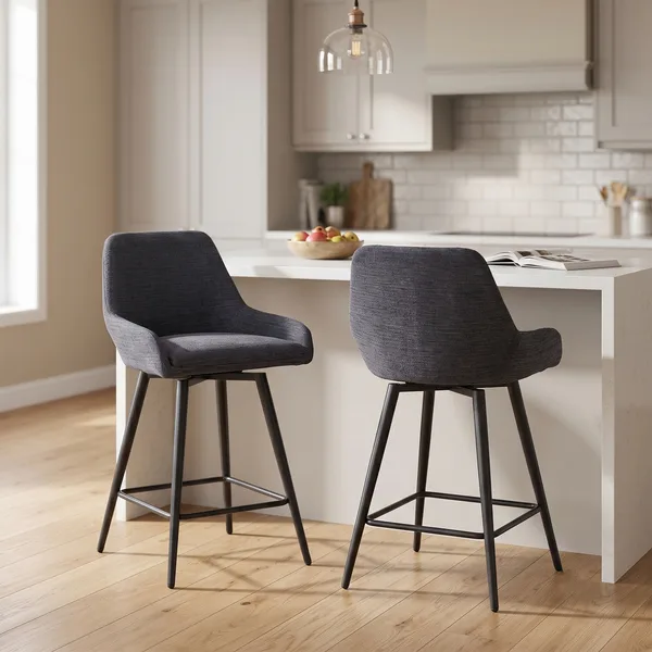 Oscar Counter Stool - Graphite Grey