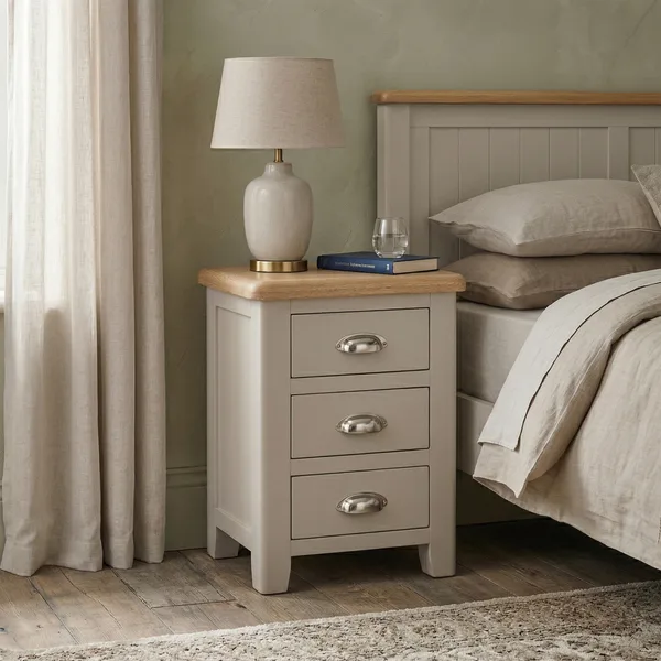 Windermere Painted 3 Drawer Nightstand