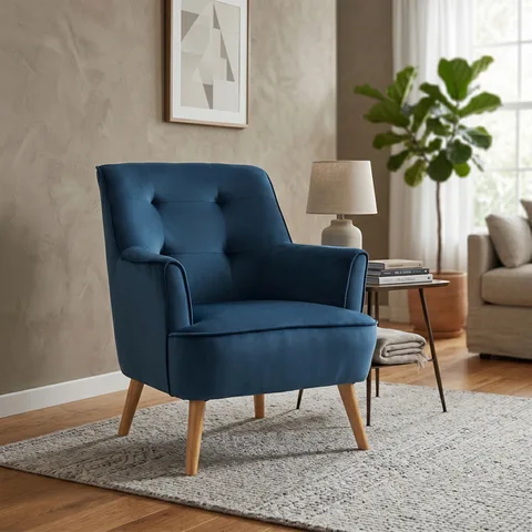 Tara Accent Chair - Navy