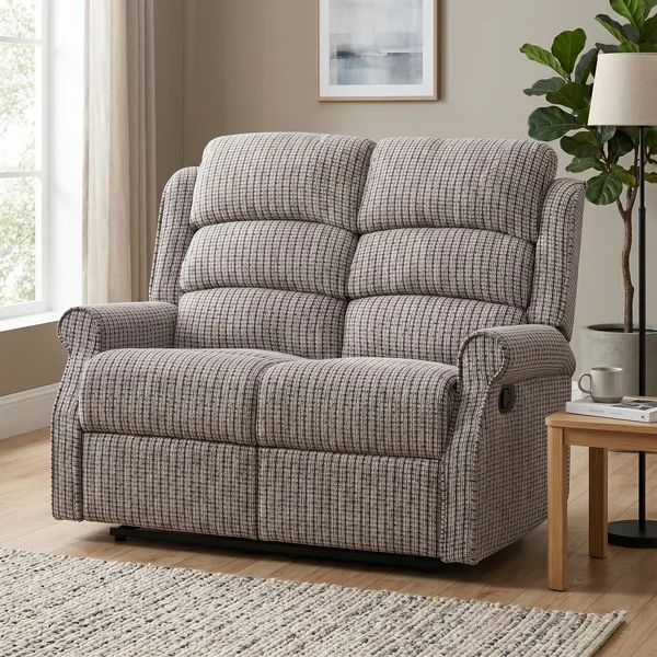 Windsor 2 Seater Rec Latte