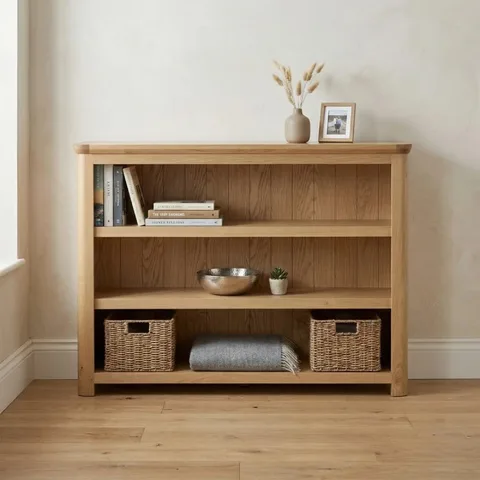 New Treviso Low Wide Bookcase