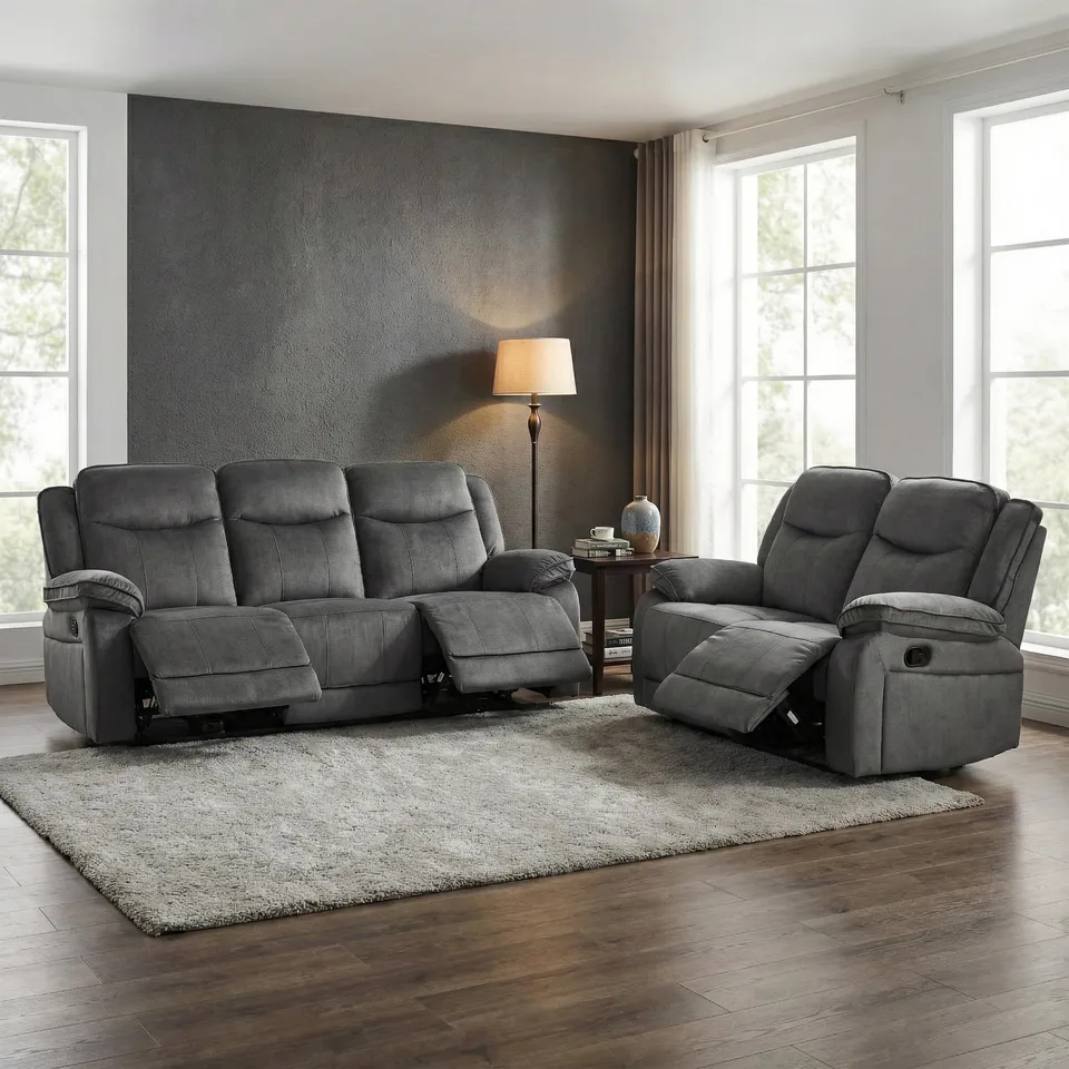 Clayton Grey 3+2 Suite