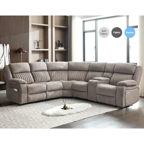 Morgan Corner Suite Electric Taupe