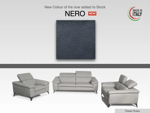 Iris 2 Seat LHF Arm & RHF Terminal Nero 308 RX