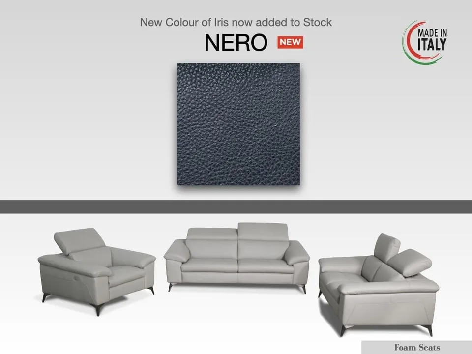 Iris 2 Seat LHF Arm & RHF Terminal Nero 308 RX