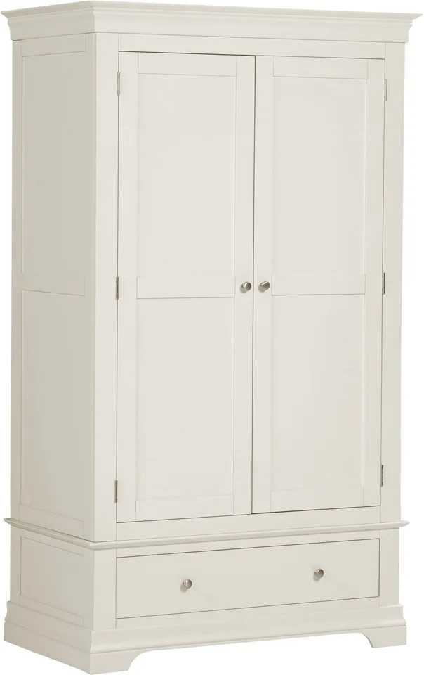 Bordeaux 2 Door Wardrobe - Ivory