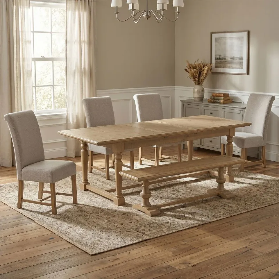 Chateau Rustic 200/250cm Dining Set