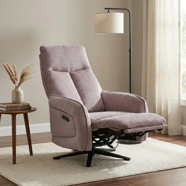 Prestige Fabric Swivel Chair - Lavander