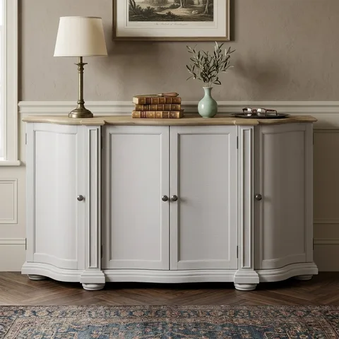 Toulouse 4 Door Curved Sideboard