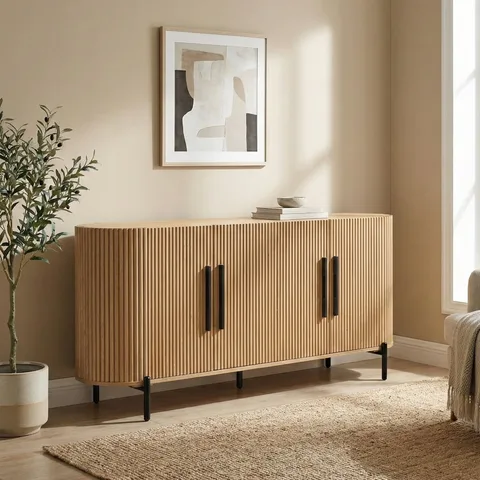 Stockholm Curved Sideboard 4 Door