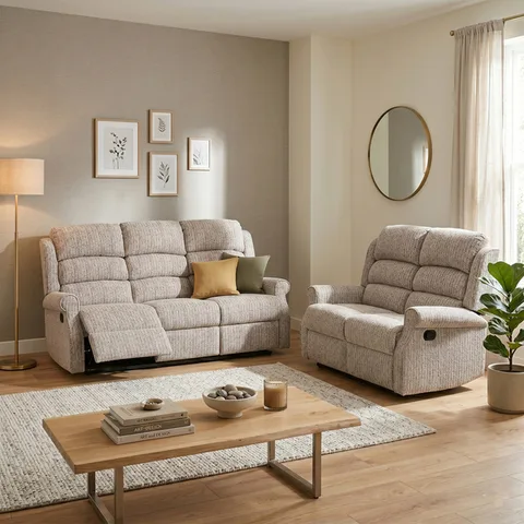 Windsor 3+2 Recliner Natural