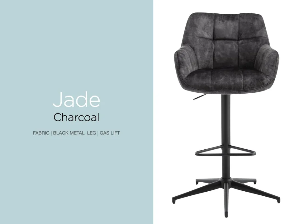 Jade Stool - Charcoal KD
