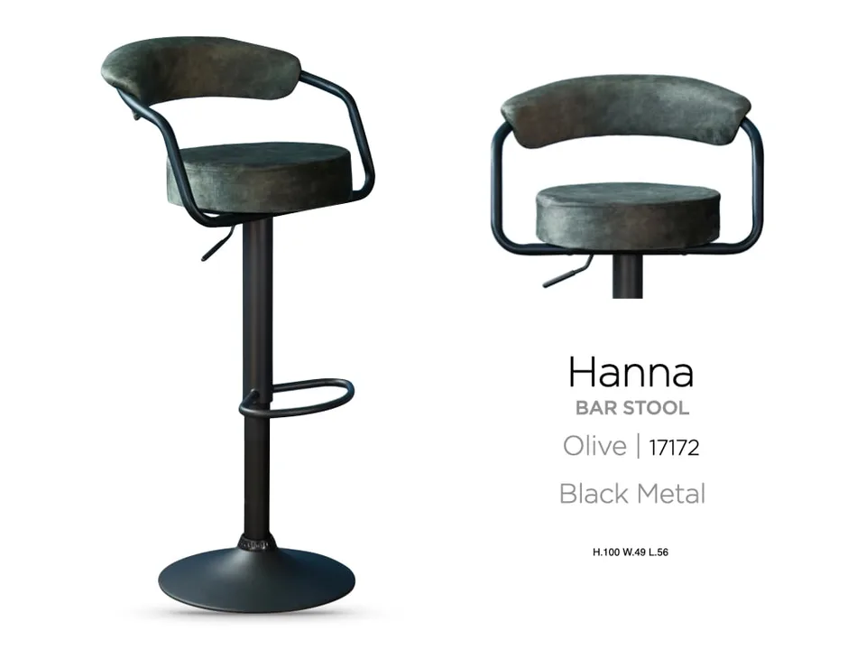 Hanna Bar Stool Olive