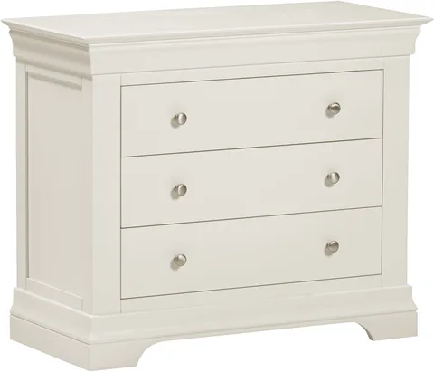 Bordeaux 3 Drawer Chest - Ivory