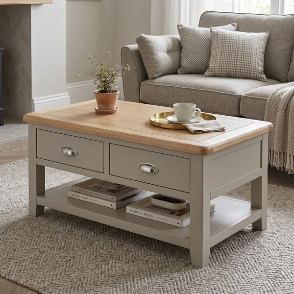 Windermere Painted 2 Drawer Coffee Table