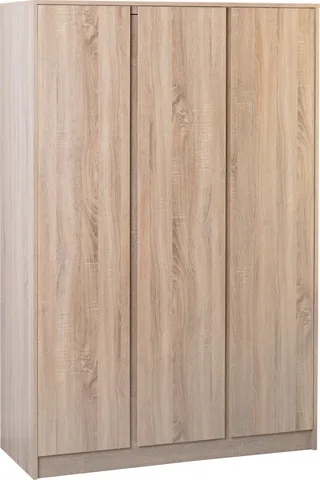 Malvern 3 Door Wardrobe - Sonoma Oak Effect