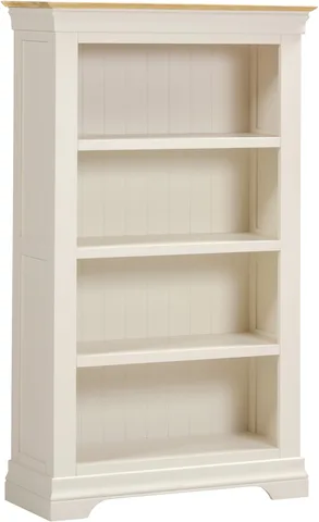 Bordeaux Bookcase - Ivory/Oak