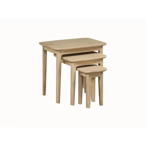 Cotswold Oak Nest of 3 Tables