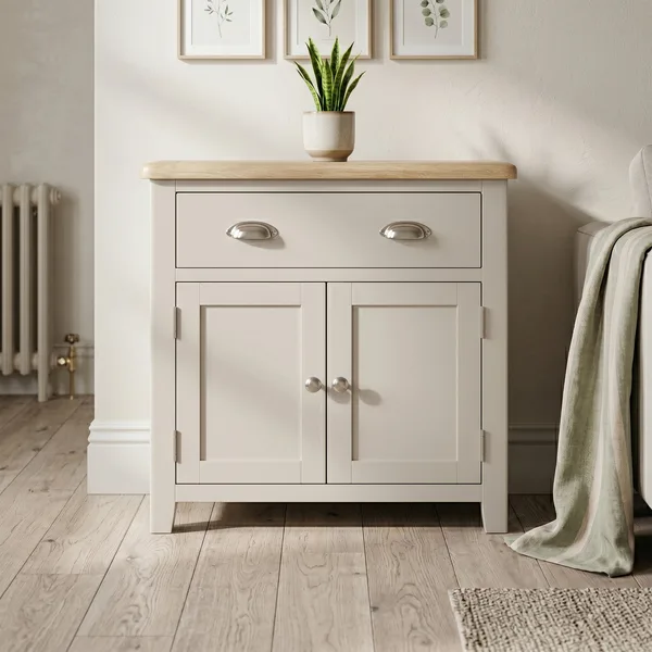Windermere Painted 1 Drawer 2 Door Compact Sideboard