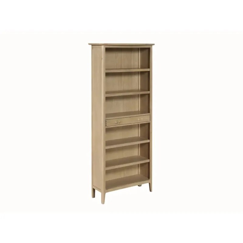Cotswold Oak Tall Bookcase with Drawer