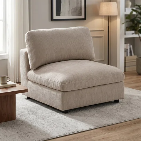 Haven Armless Chair - Biscuit - Box 2