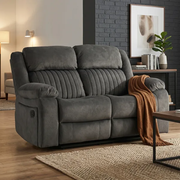 Morgan 2 Seater Recliner Iron