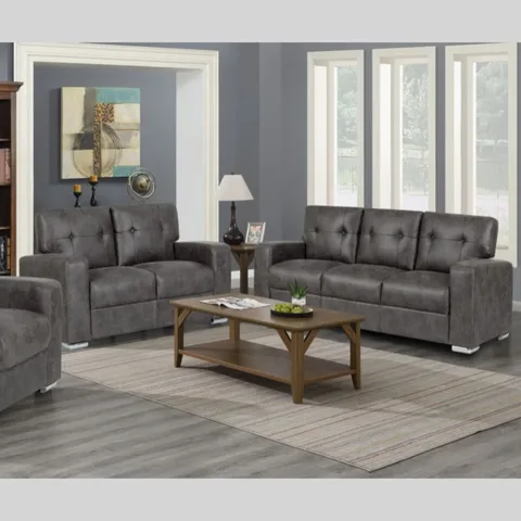 Hampton 3+2 Suite Dark Grey