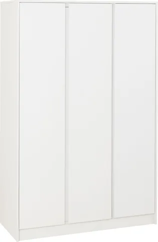 Malvern 3 Door Wardrobe - White
