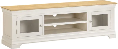 Bordeaux Tv Stand - Ivory/Oak