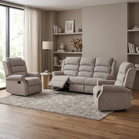 Windsor 3+1+1 Recliner Natural