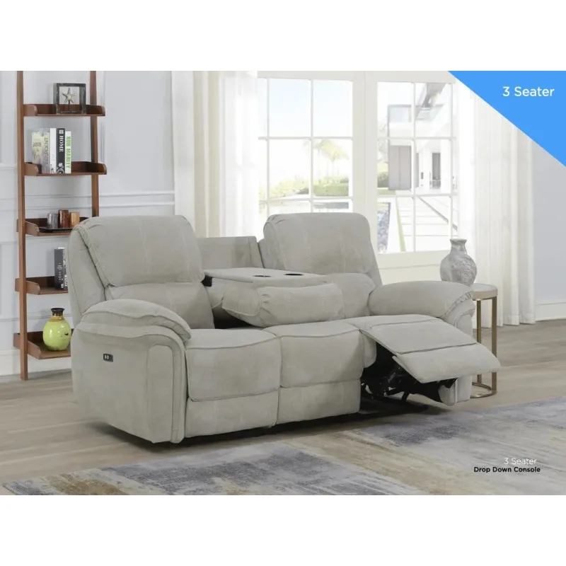 Westbury 3 Seater Electric Recliner Beige