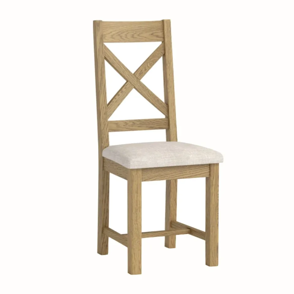 Dorchester Oak Cordoba Cross Back Chair