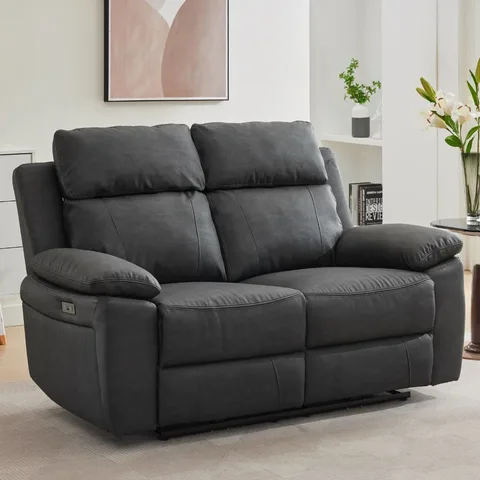 Huntington 2 Seater Electric Dark Grey Without Console