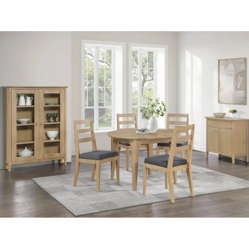 Cotswold Oak 110cm Round Dining Set