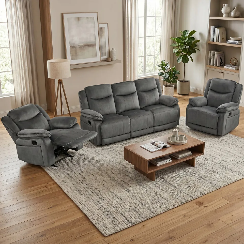 Clayton Grey 3+1+1 Suite