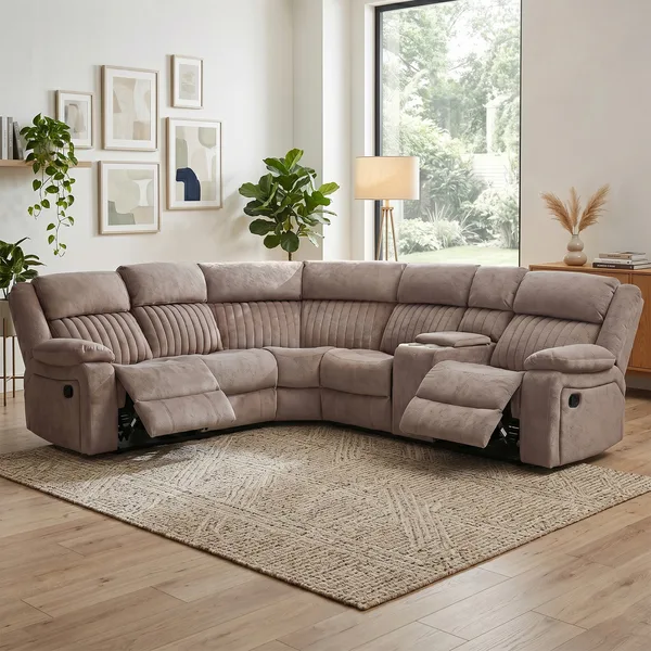 Morgan Corner Suite Taupe